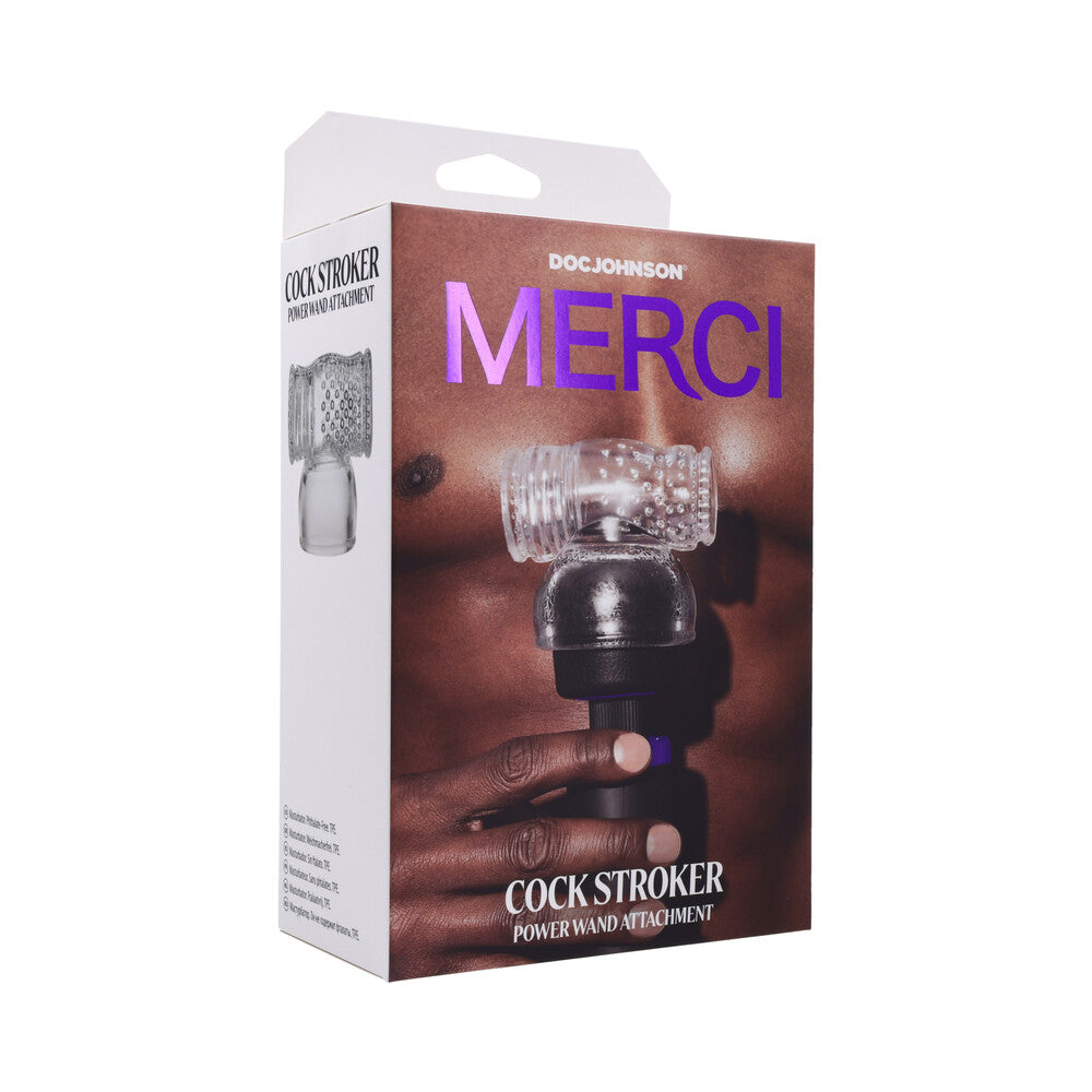 Merci Cock Stroker Wand Attachment Clear